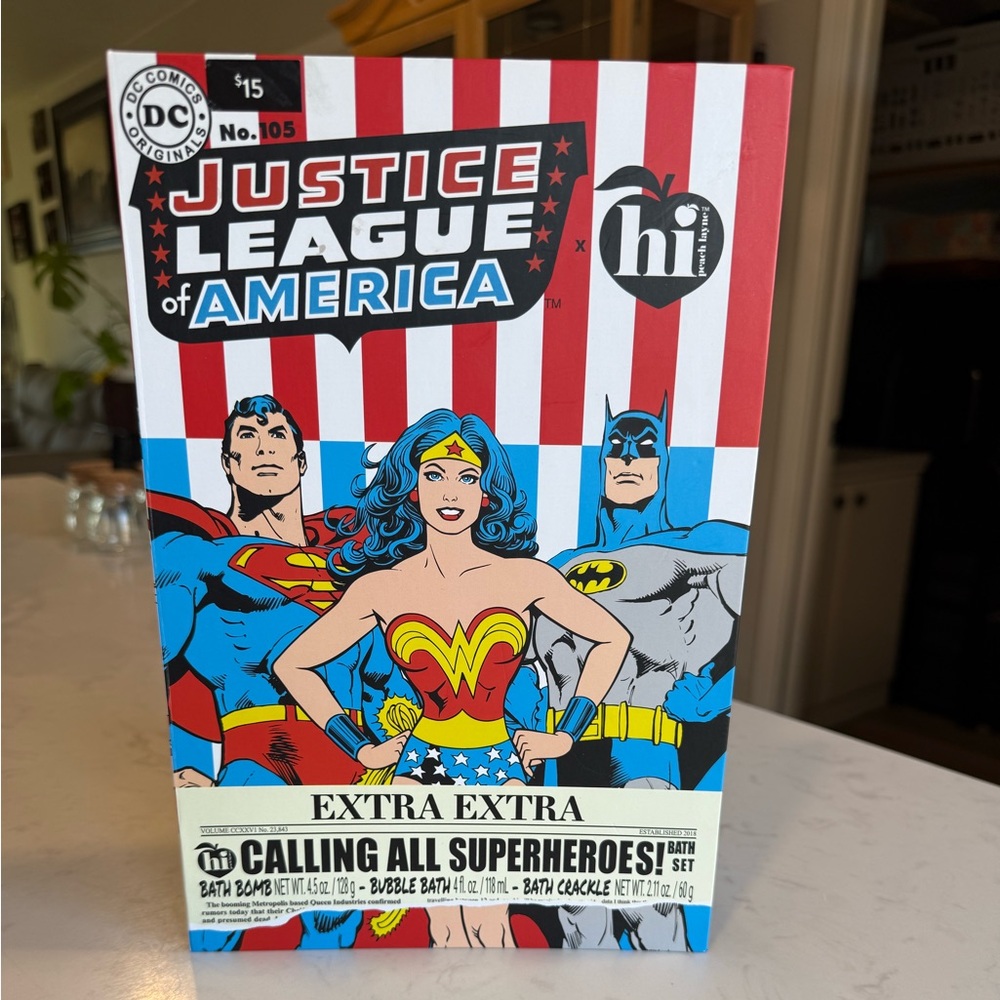 Justice League of America Bath Set